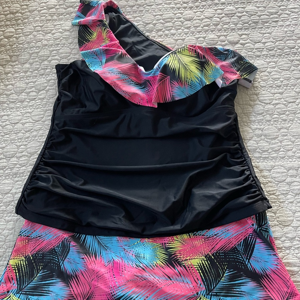 Tropical swimsuit.